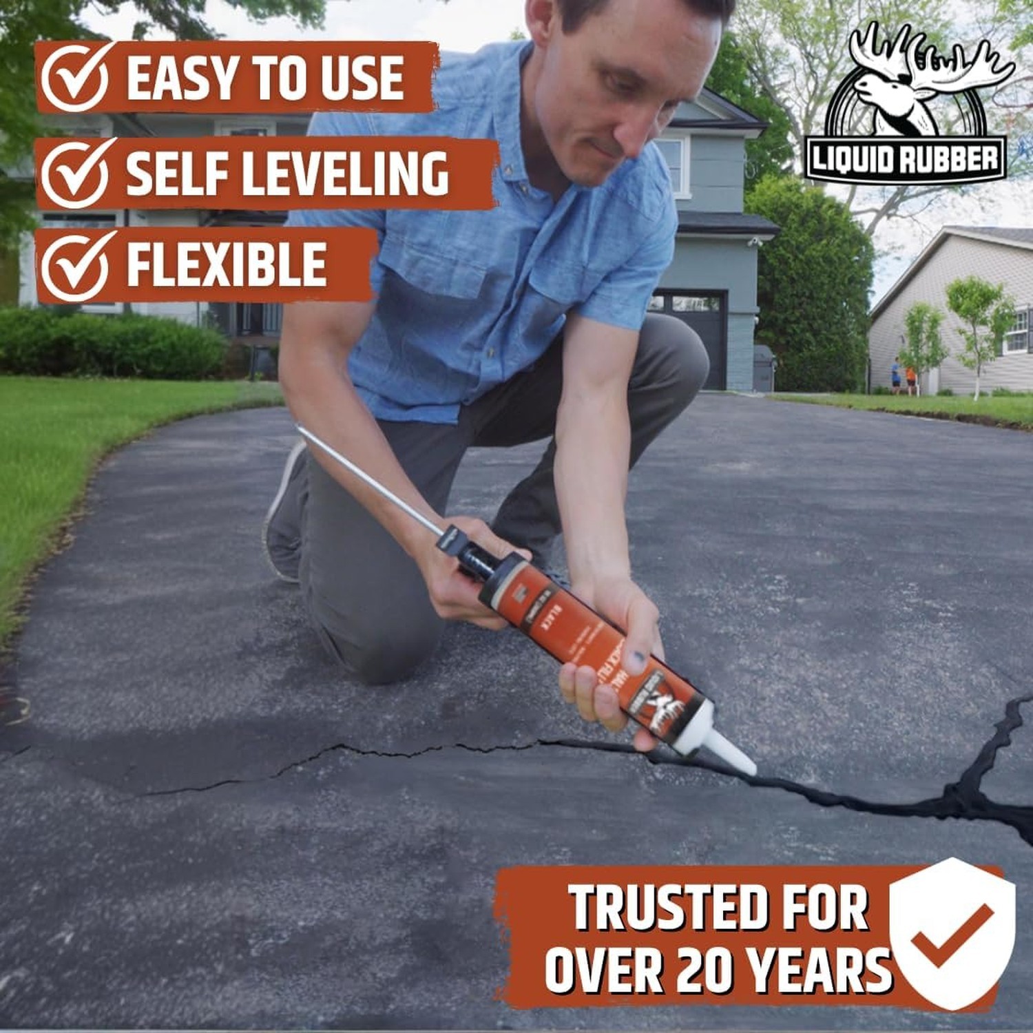 Liquid Rubber Asphalt Crack Filler – Professional-Grade Self-Leveling Waterpr…