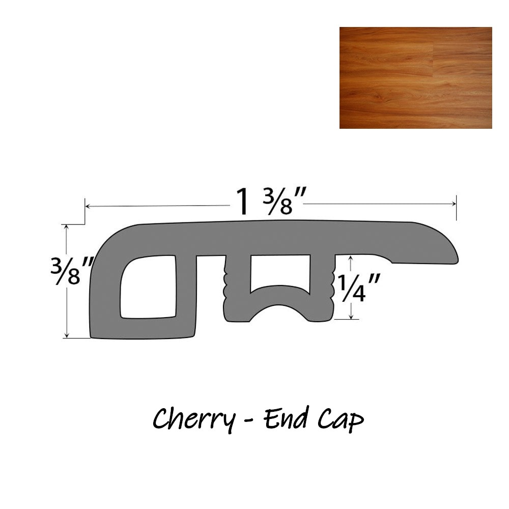 PRODURA Cherry 28mil Heavy Duty Wearlayer Vinyl Click Luxury Floor 48x7inx8mm