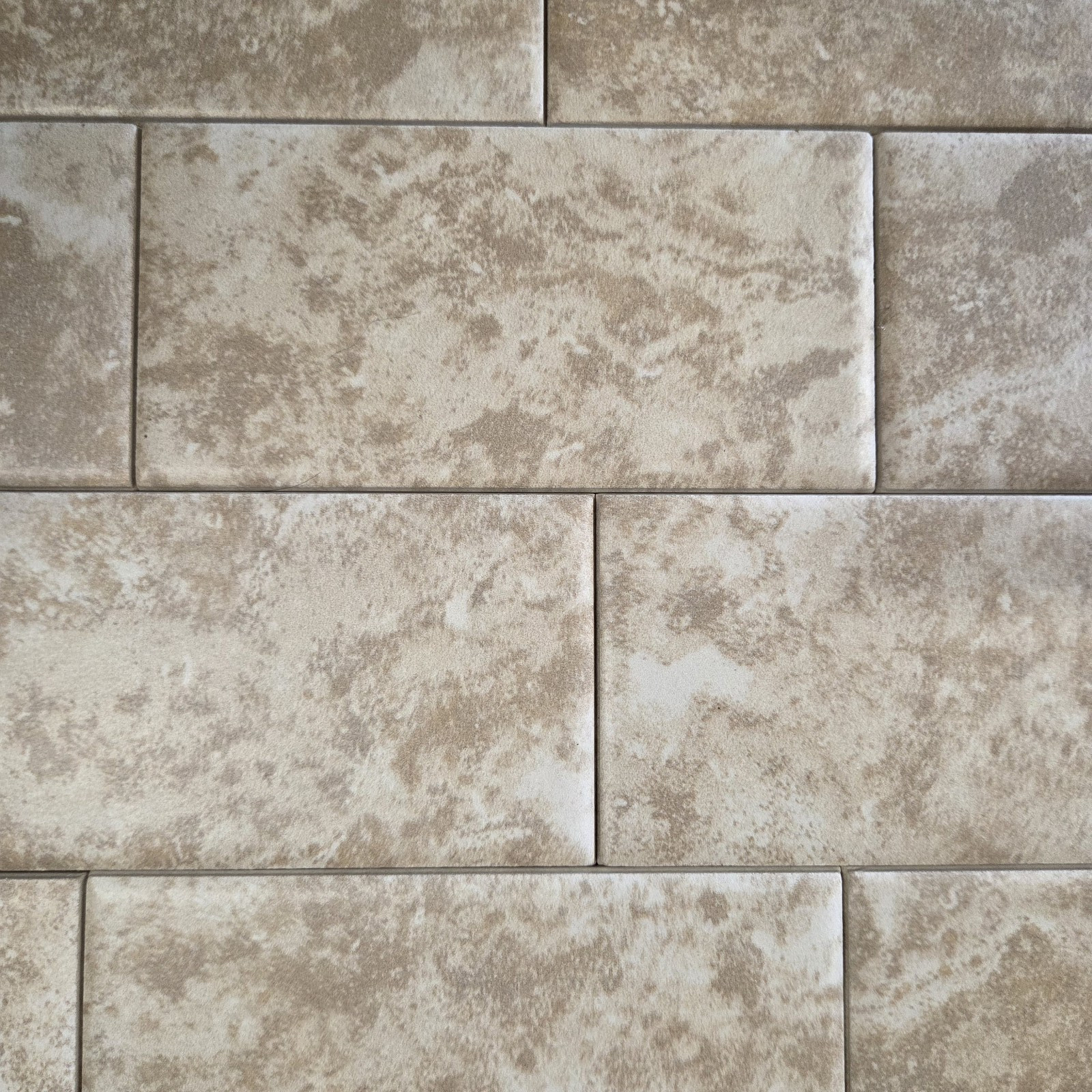 3 X 6 Subway Tile Stone Look Walls, Floors, Shower, Raffia, Rustic 12.5sf