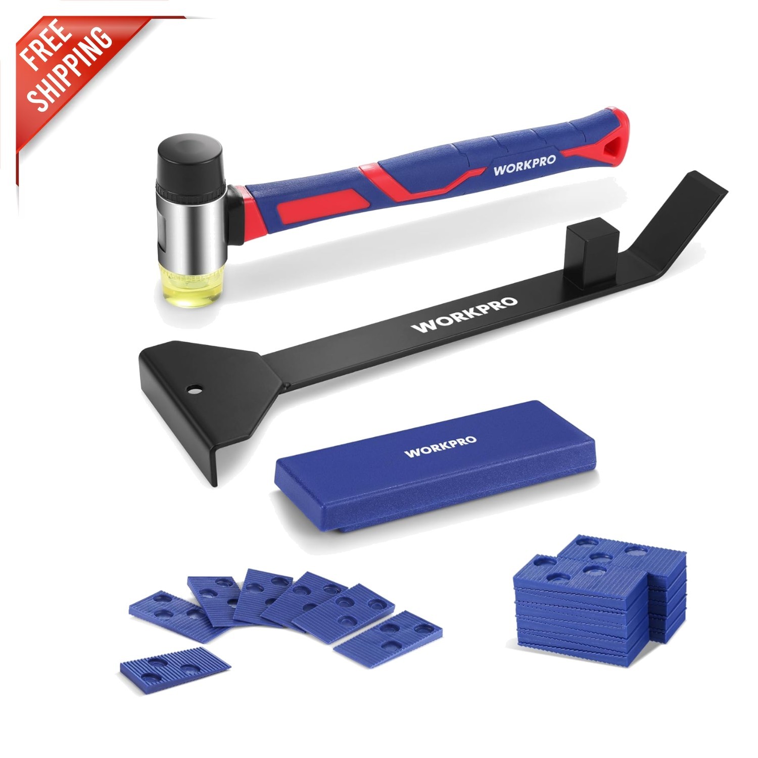 Complete 43-Piece Laminate Flooring Tool Kit – Ideal for Professionals and DIY