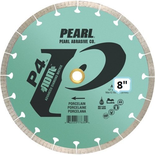 Pearl Abrasive P4 ADM08PT Reactor 8″ Porcelain Tile Diamond Blade