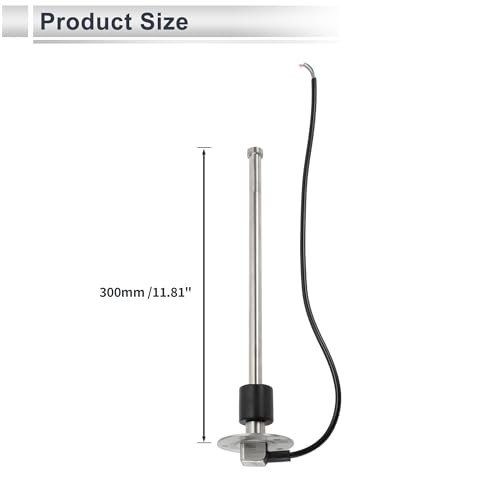 1set Fuel Sending Unit and Gauge Kit 11.81″ Length Boat Fuel Sending Unit