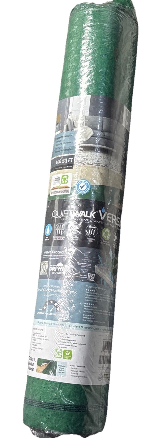QuietWalk 100 Sq Ft—Laminate, Hardwood, Vinyl, Hybrid—NEW—SHIPS IN 24 HOURS—