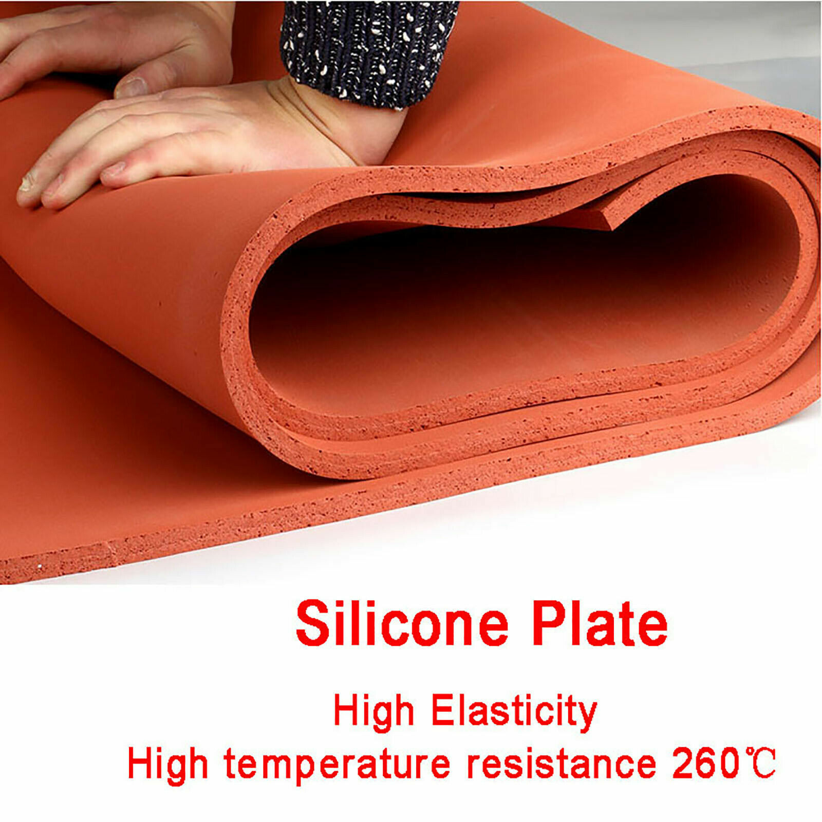 Silicone Foam Rubber Mat, Silicone Foam Sponge Plate, 1mm ~ 6mm, High Temp 260 ℃