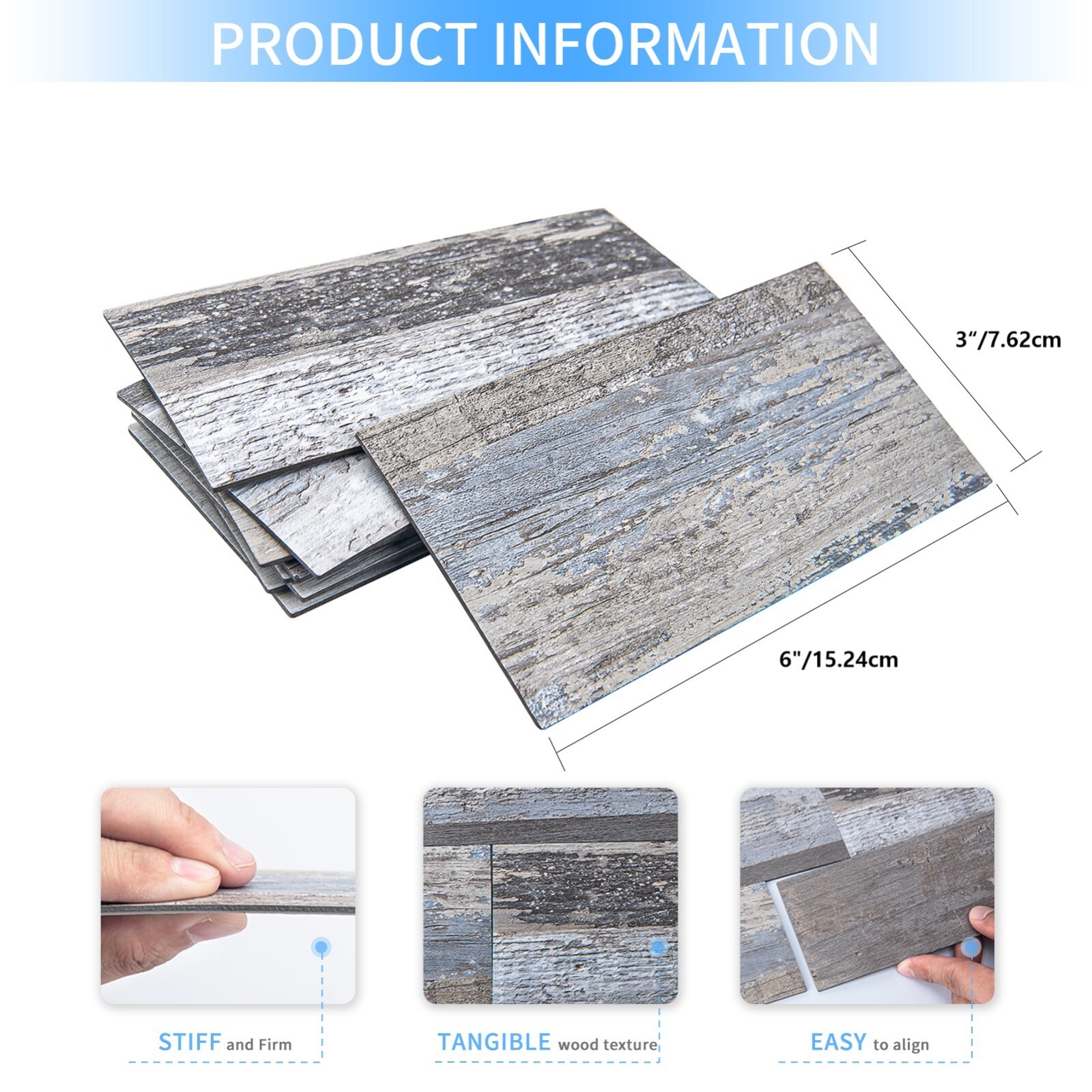 Art3d 102pcs Peel&Stick Wall Tiles, each 3″x6″