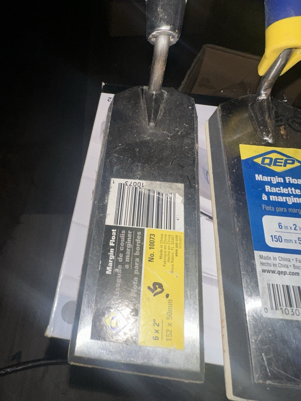 QEP 6″ x 2″ Gum Rubber Margin Grout Float Tiling Tool 42117 10073 NEW NOS
