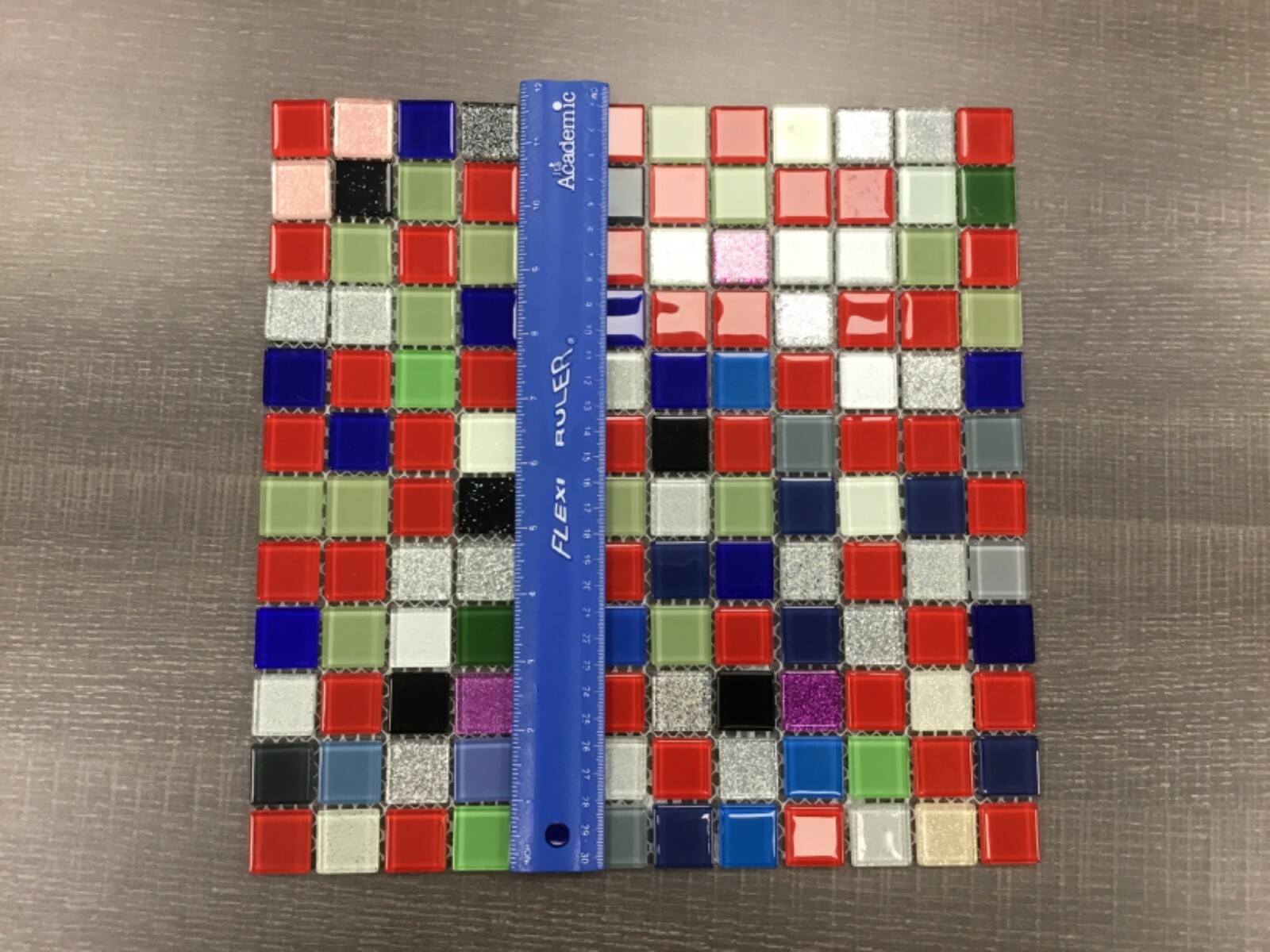NEW Multi colored Glass ? Mosaic Wall Tiles Glazed Porcelain Floor Tile sheet