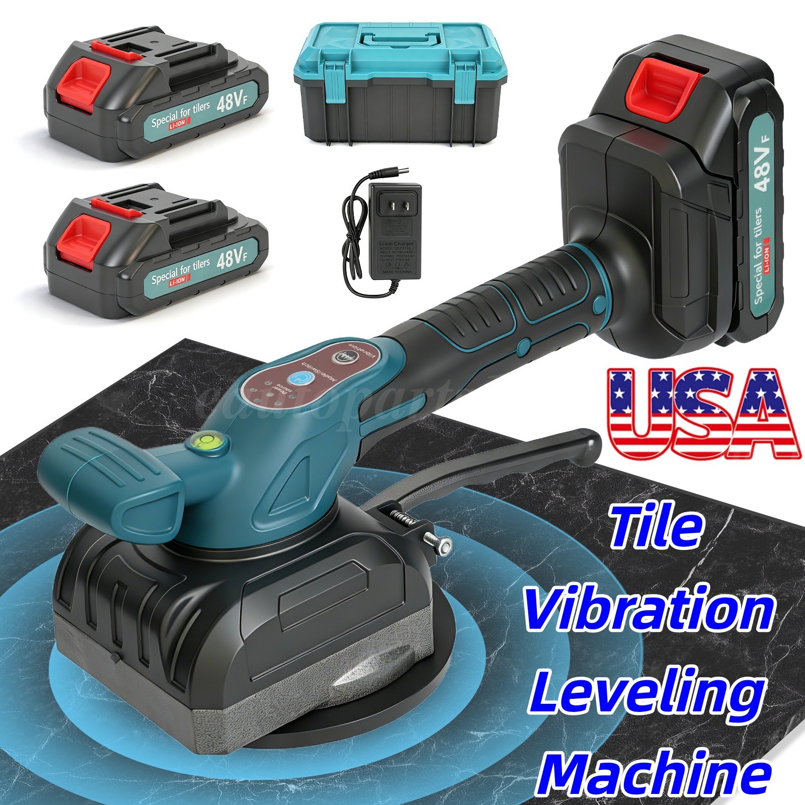Electric Tile Vibration Machine Tool Cordless Leveling Machine 80kg for 23-59in