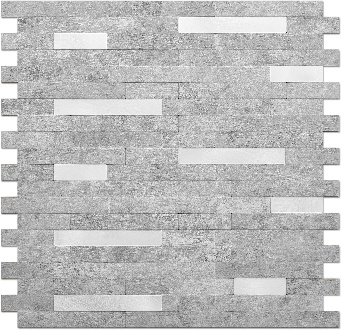 10 Sheets Peel and Stick Backsplash Wall Tiles, PVC Kitchen Backsplash Peel a…