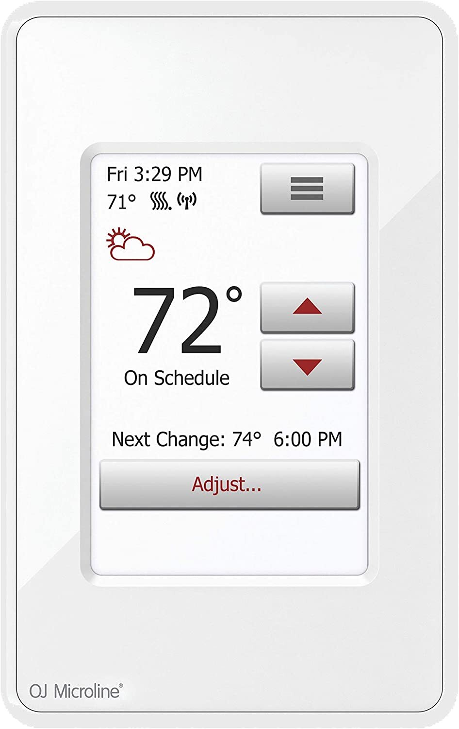 OJ Microline UWG4-4999 Wifi Programmable Floor Heating Thermostat with GFCI