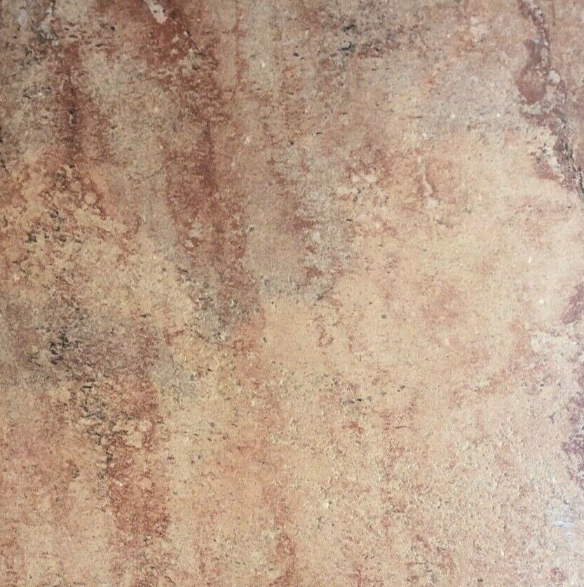 12×12 Magma Red Ceramic Tile Floor Remodel Office Kitchen (11 Square Feet) T-78