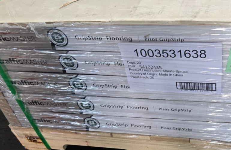 Pallet Sale – Trafficmaster gripstrip flooring alberta spruce – 20 cases