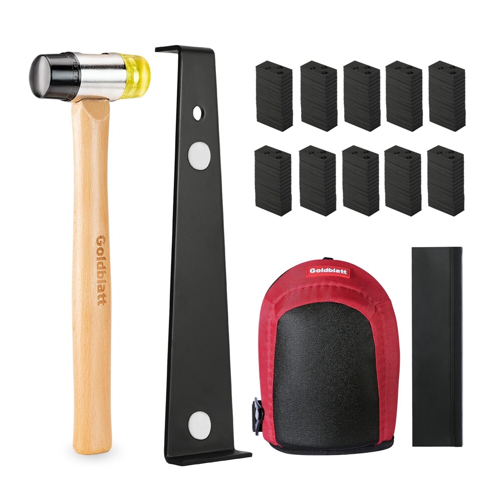 Professional Laminate Wood Flooring Installation Kit Kneepads 100/30 PCS Spacers