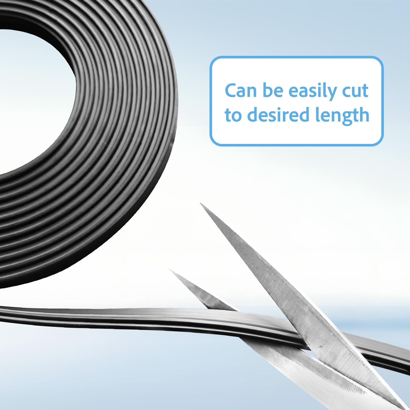 Magnetic Strips for Shower Door 3/8″ Width X 1/8″ Thickness,Framed Black