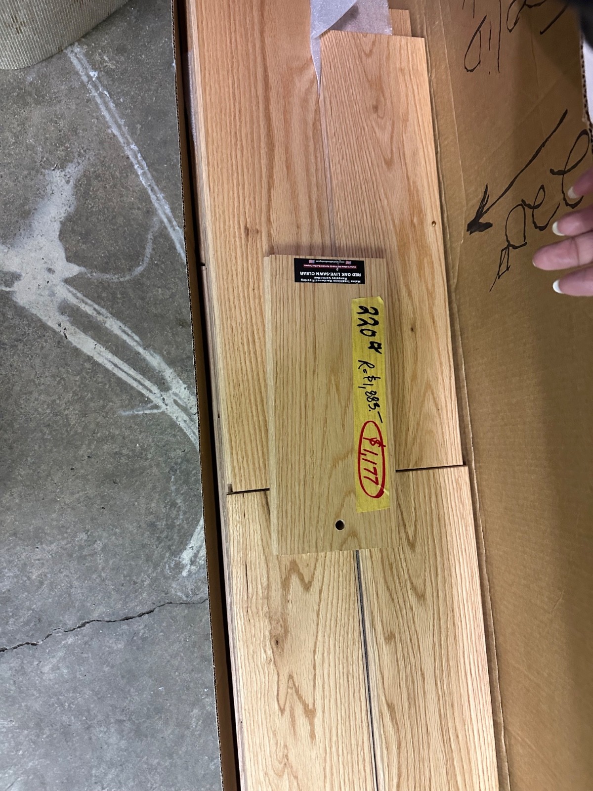 Hardwood Flooring Maine Traditions Prefinished 3/4” Solid Live Sawn Red Oak 5” W