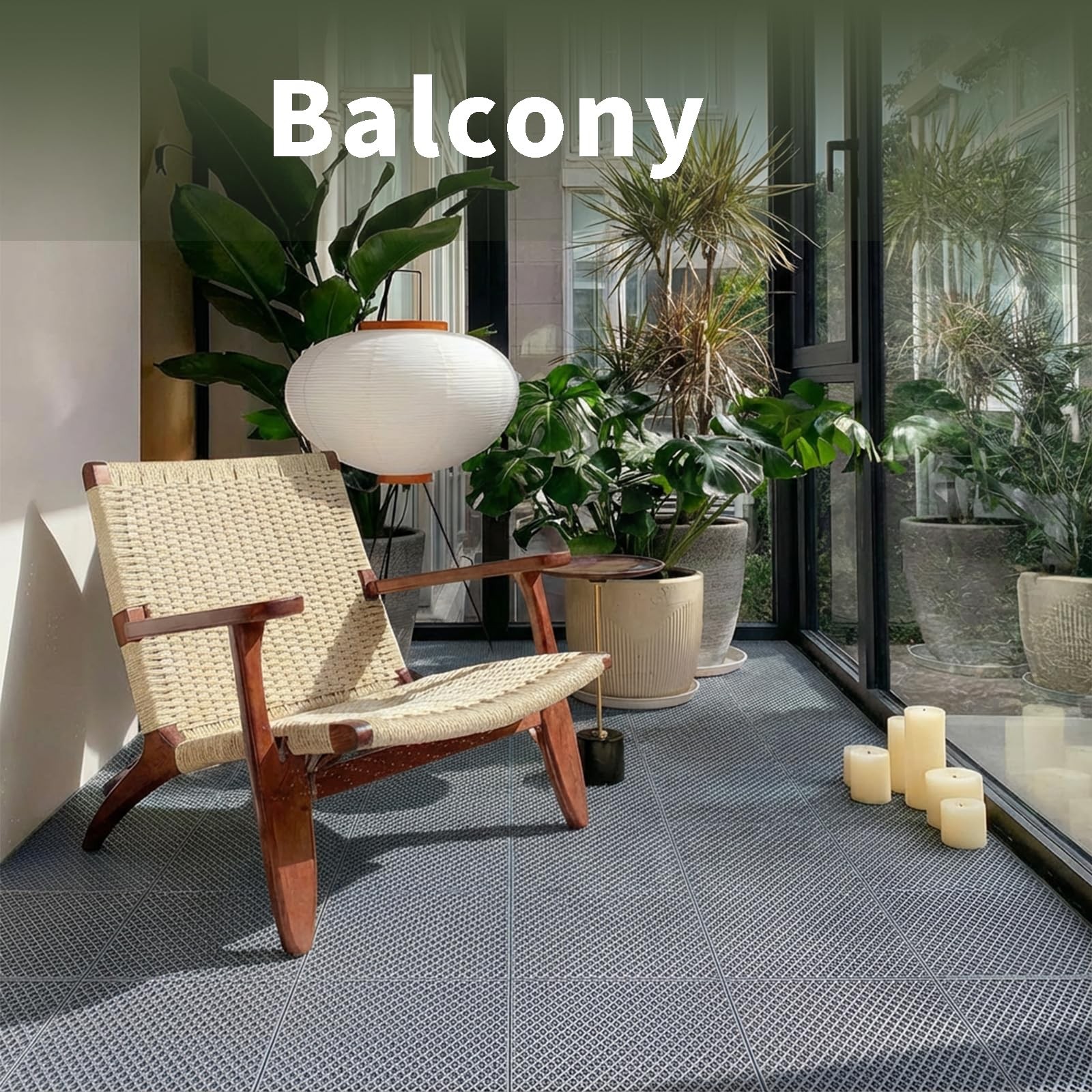 Fast-Drying Outdoor Decking for Garden, Kennel, Storage Shed, Basement, Garage