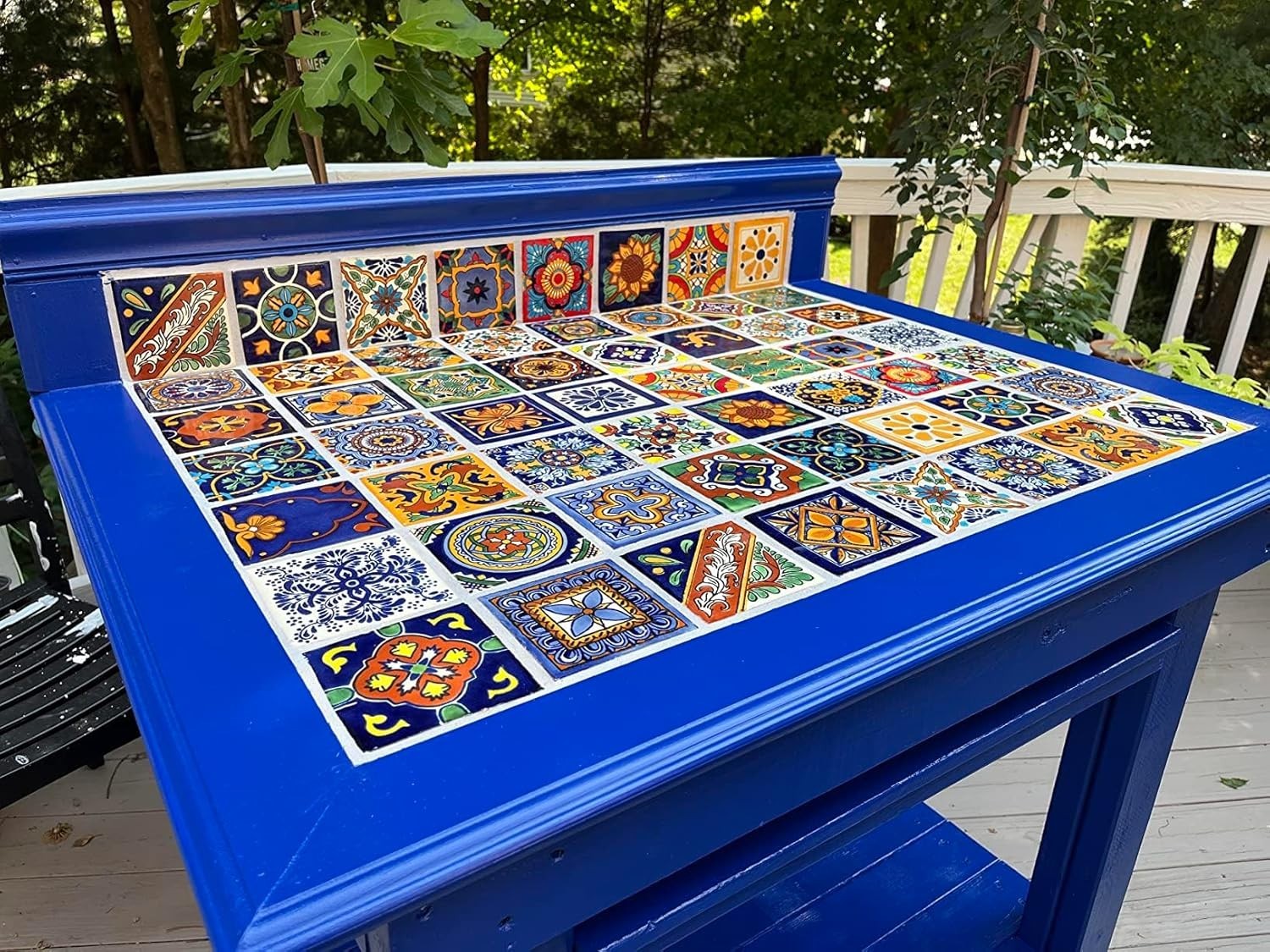 Set Of 100 Talavera Mexican Tiles / 4×4 / Handpainted / Mexican Traditional