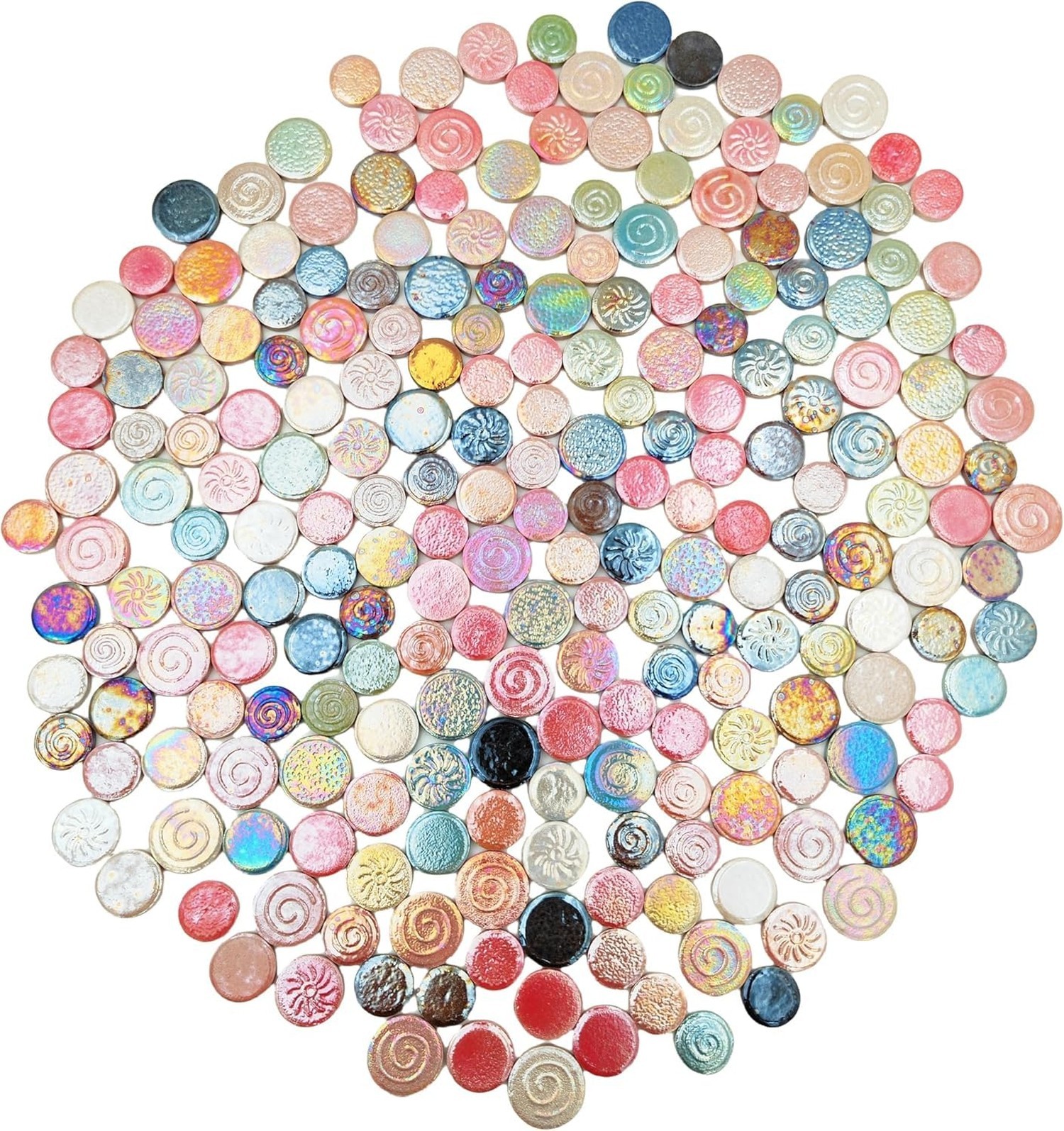 500g/1.1lb Random Color Irregular Ceramics Mosaic Tiles,DIY Making Creative C…