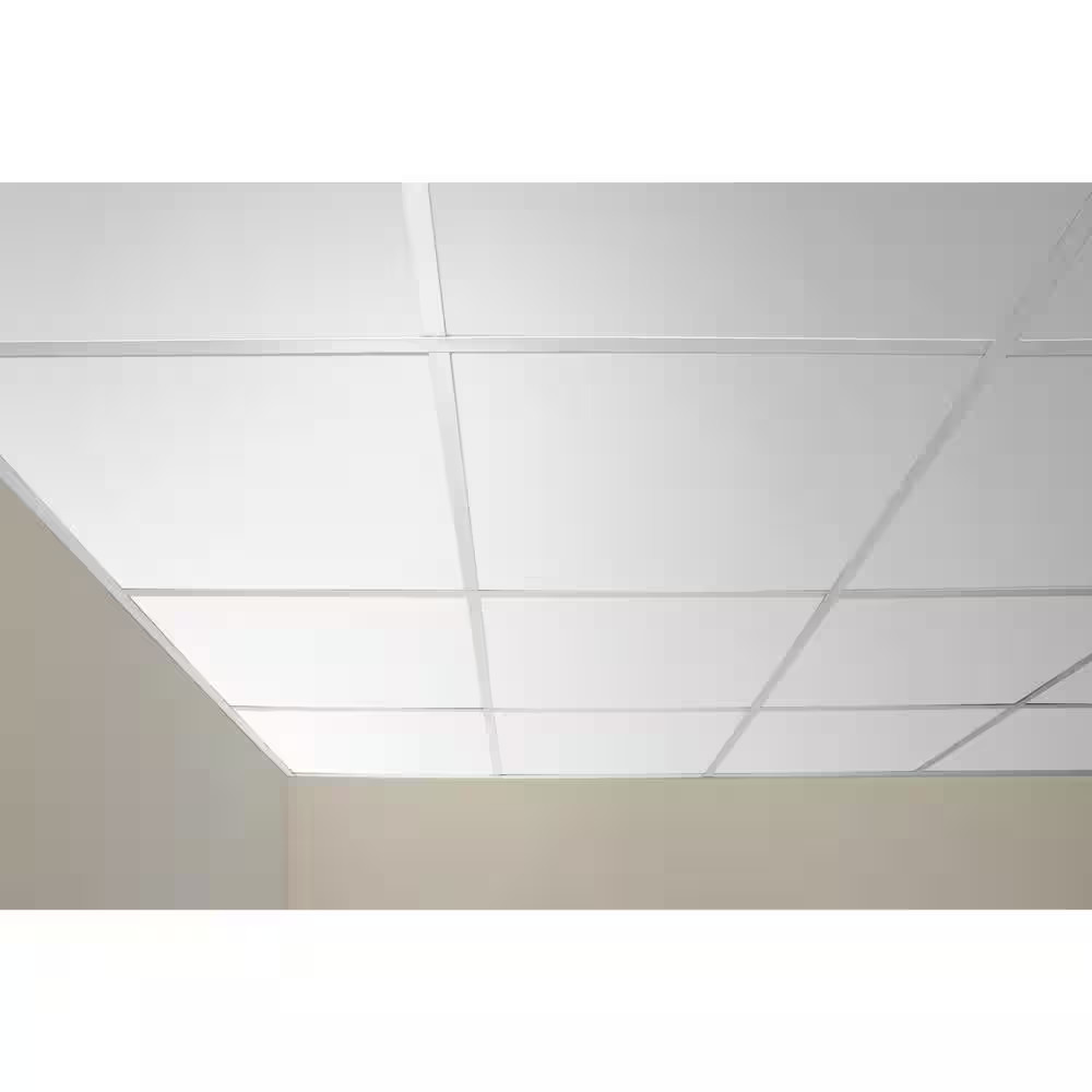 Serenity White 2 Ft. X 2 Ft. Lay-In Ceiling Panel (Case of 6)