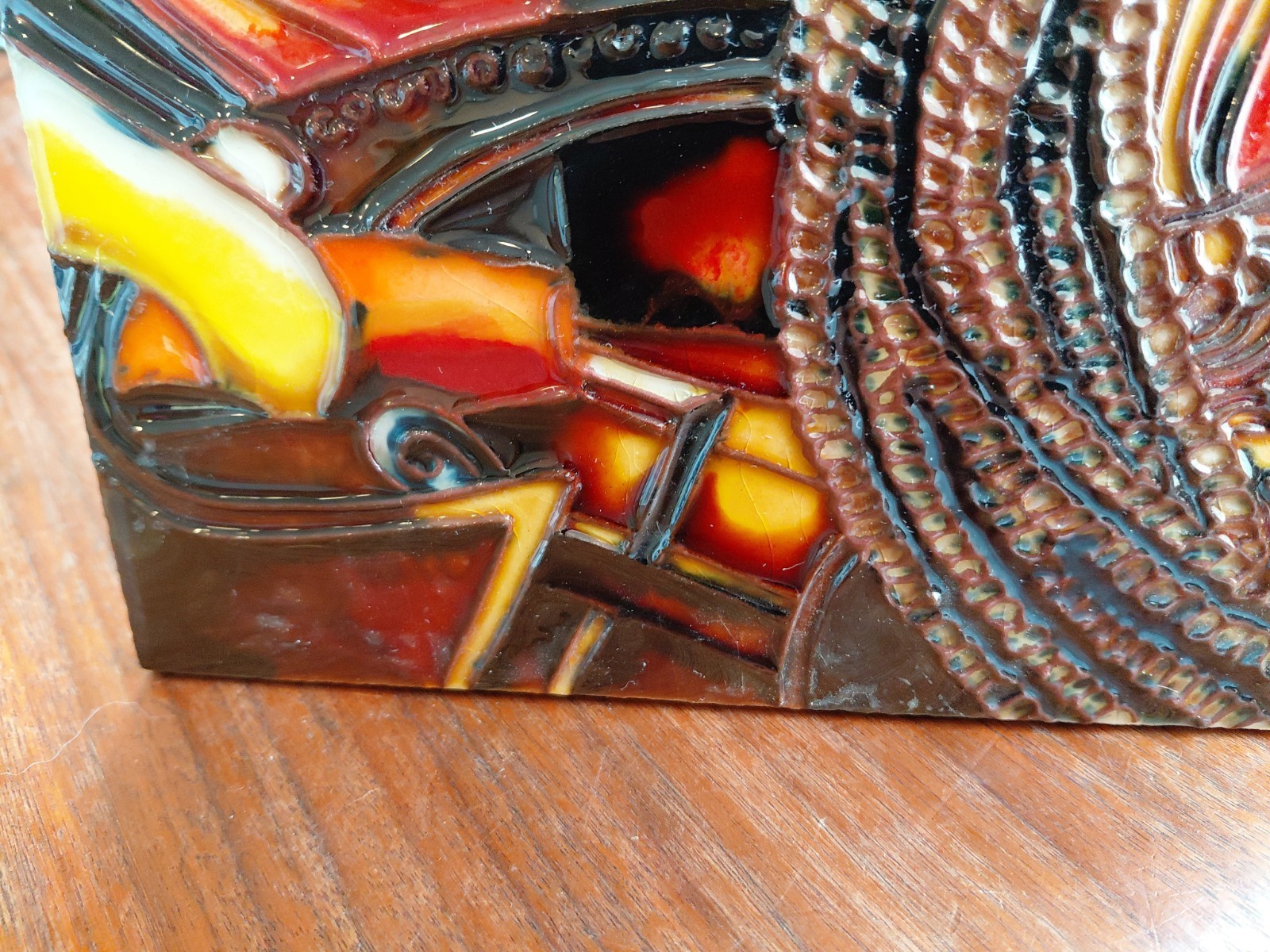 Continental Art Center BD-2142 8″x 8″ – “Cowboys Guns & Rope” Ceramic Art Tile