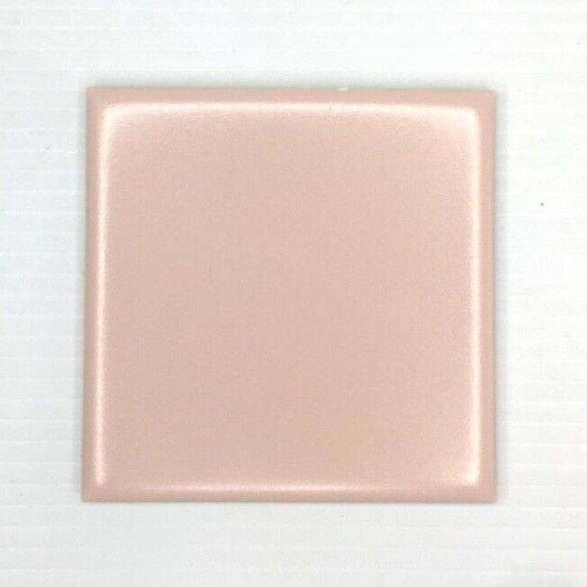 Pale Pink Matte Bathroom Tile Vintage Mosaic Ceramic Co Light Orchid 4.375″