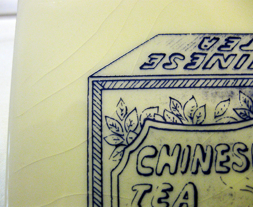 CHINESE TEA Birmingham Foods Art Tile Trivet Villeroy & Boch France AS IS