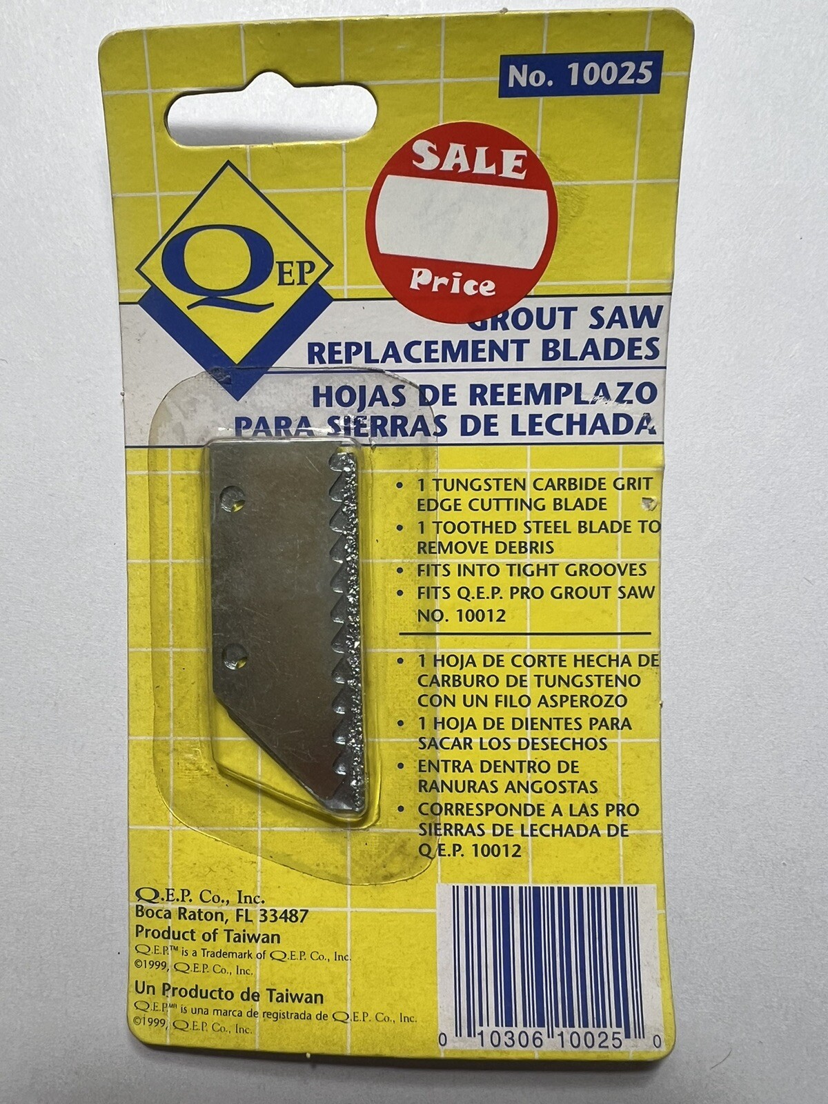 WOW! QEP 2 Grout Saw Replacement Blades No. 10025 & FAST FREE SHIPING!