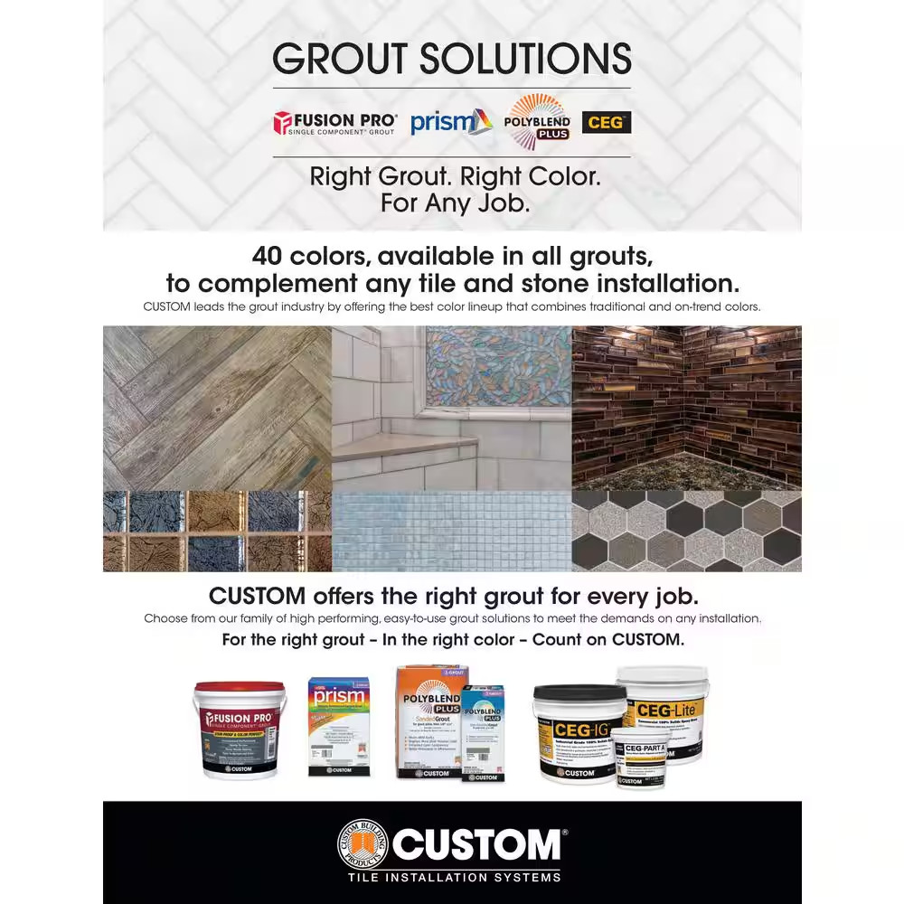 Grout Solutions Color Sample Kit – 40 Colors