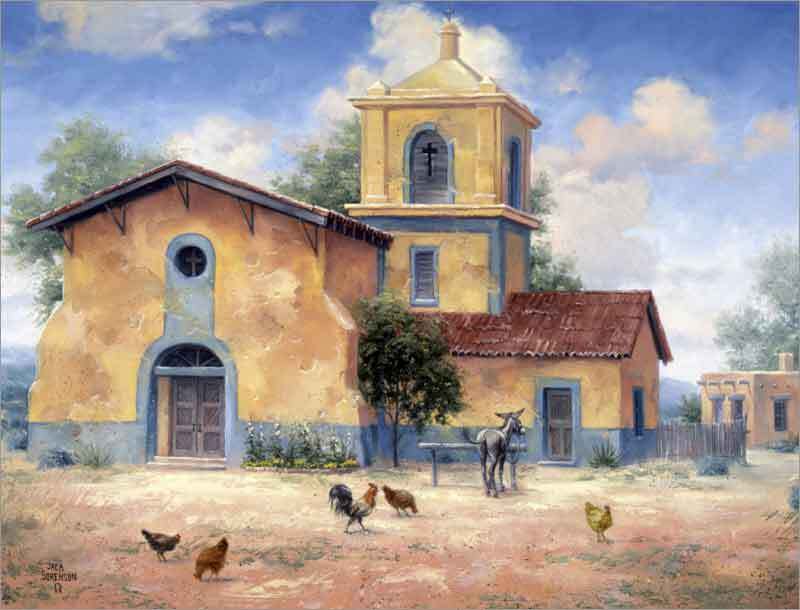 Mission Accent & Decor Tile Jack Sorenson Southwest Art RW-JS033AT