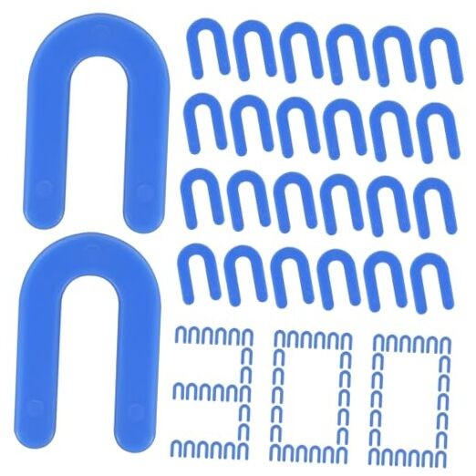 Tile Leveling System Tile Spacers 1/16 Inch, 300 pieces 1/16*300 Blue
