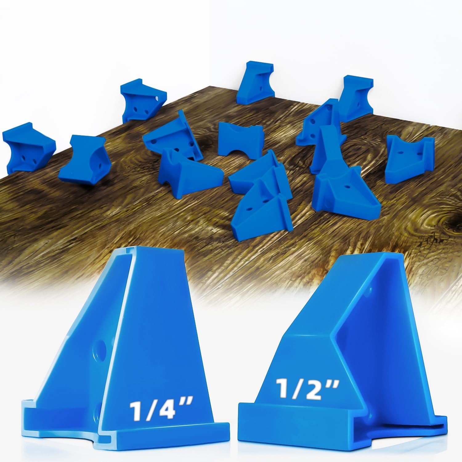 Effortless Floor Installation with 20 Triangular Spacers – 1/4” & 1/2” Options
