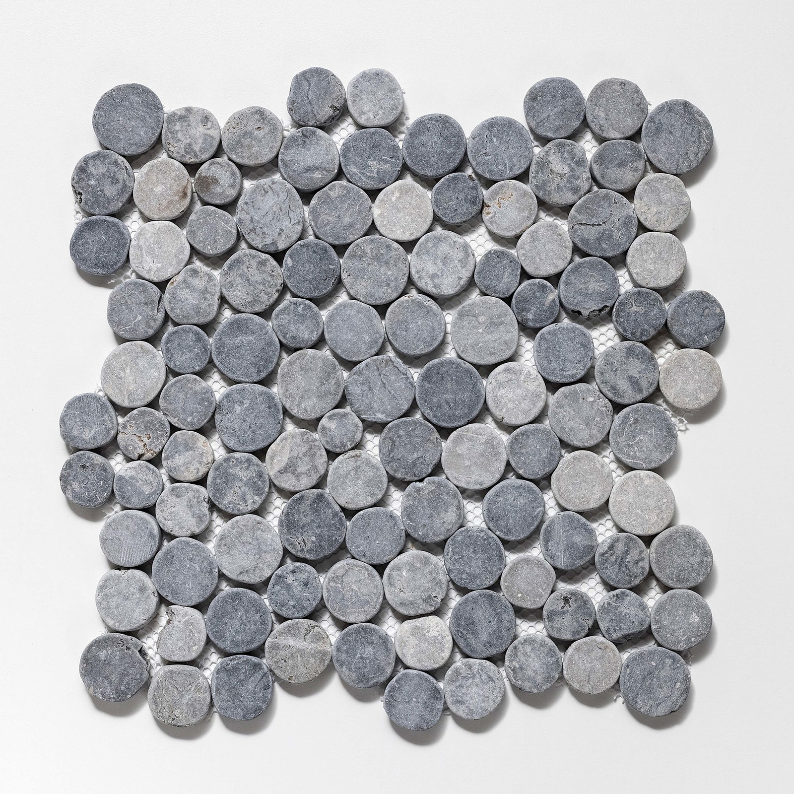 Cruz Bay Studio XD3R Penny Rounds – 11″ x 11″ Pebble and Rock – Grey