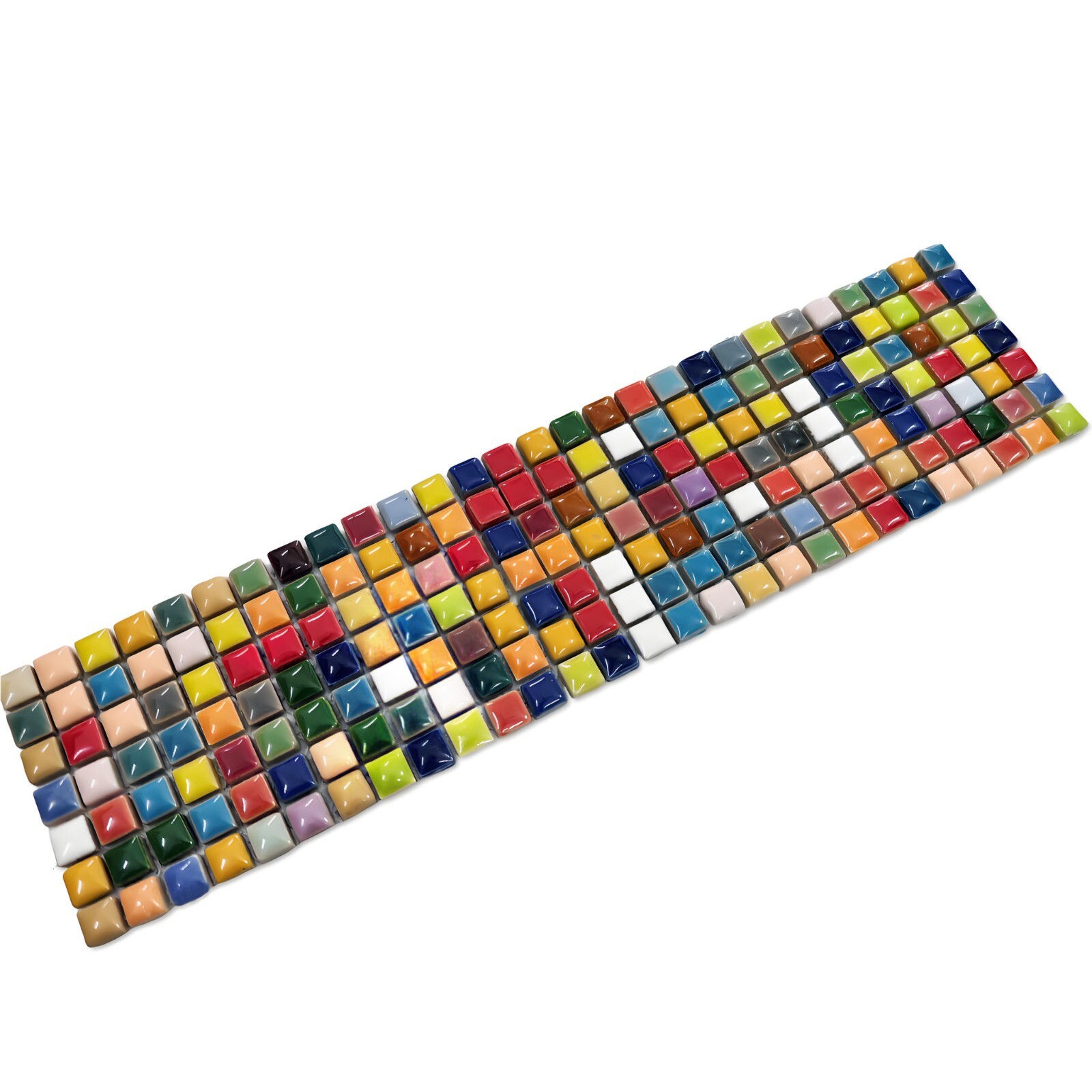 Multi-colored Ceramic Mosaic Mini Square Glazed Porcelain Floor & Wall Tile