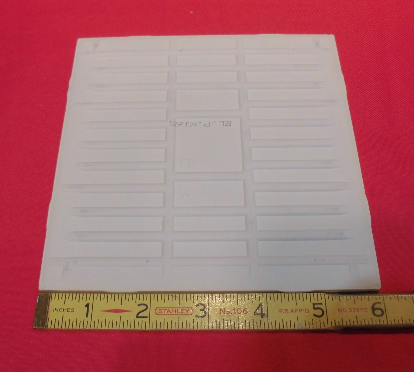 1 pc. Glossy Ceramic Tile *Almond #K-165* 6″X 6″ by Daltile Co. New Stock
