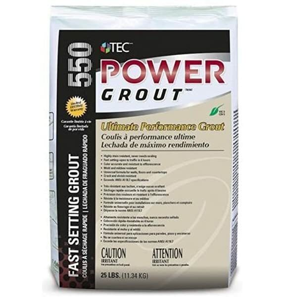 Tec Power Grout TA-550 25 lb Bag — Tec Powergrout Pre-Sealed, Choose Color