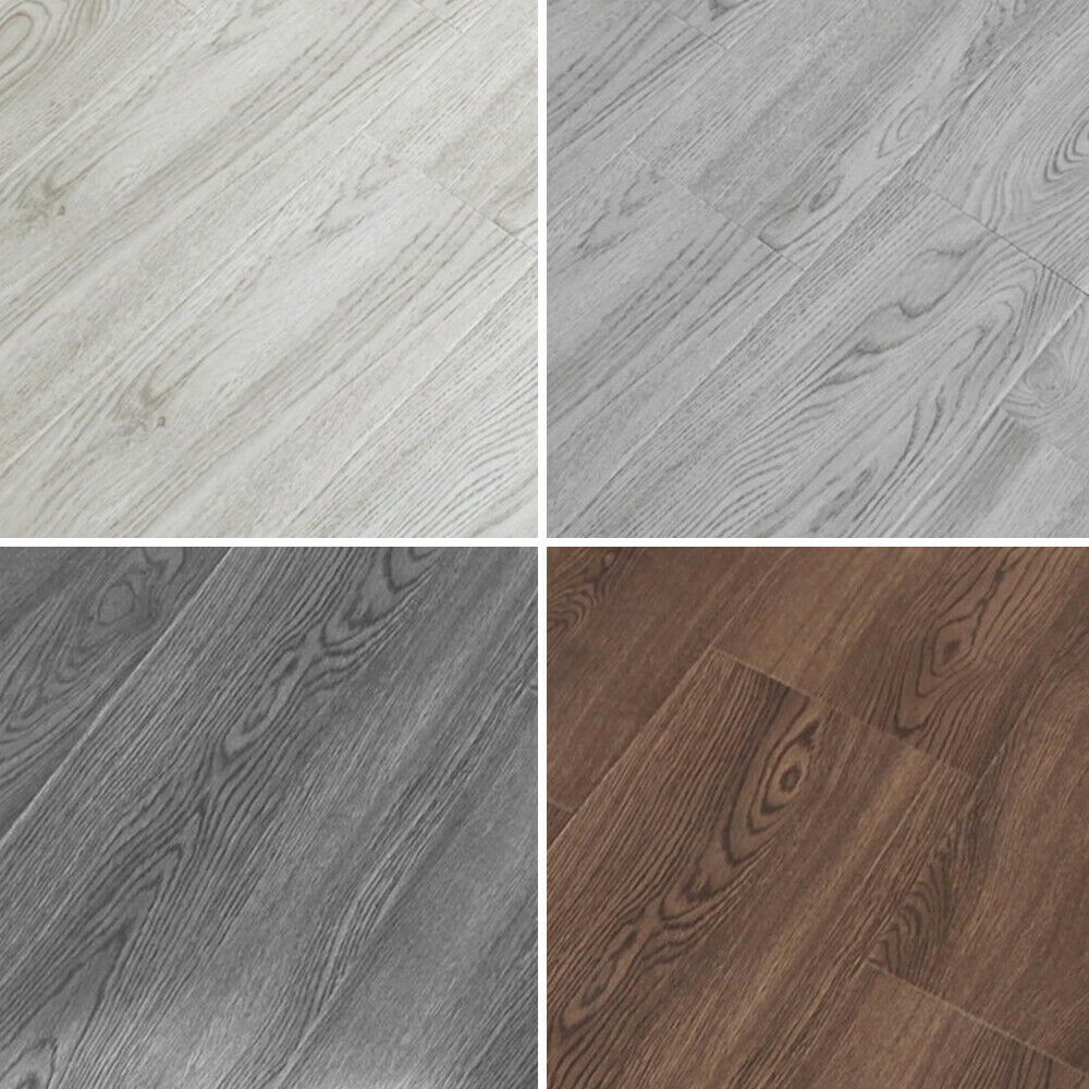 36Pcs Self-Adhesive PVC Vinyl Floor Planks Wood Tiles Peel Stick 54 Square Feet