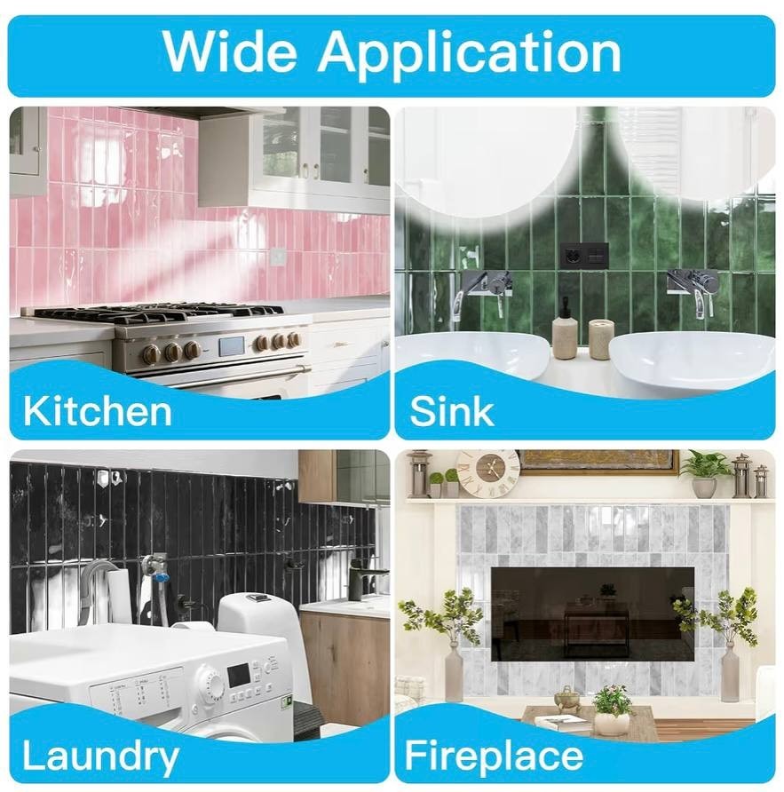 Art3d Peel And Stick Pvc Backsplash Wall Tiles Pink Marble 10 Pack 11.4×9