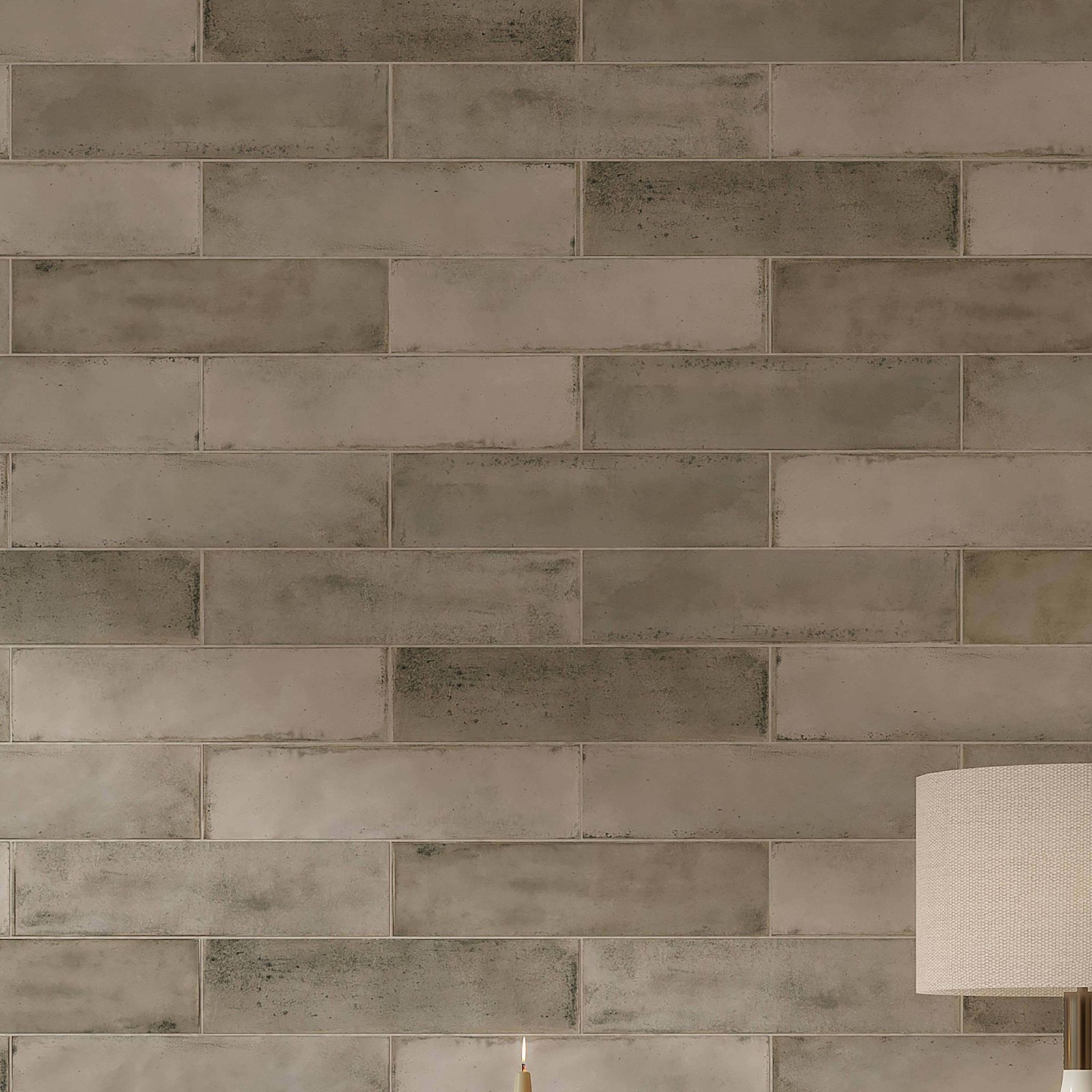 Cruz Bay Studio MKT Relic – 3″ x 12″ Brick Wall Tile – Matte – Slate Blue Matte