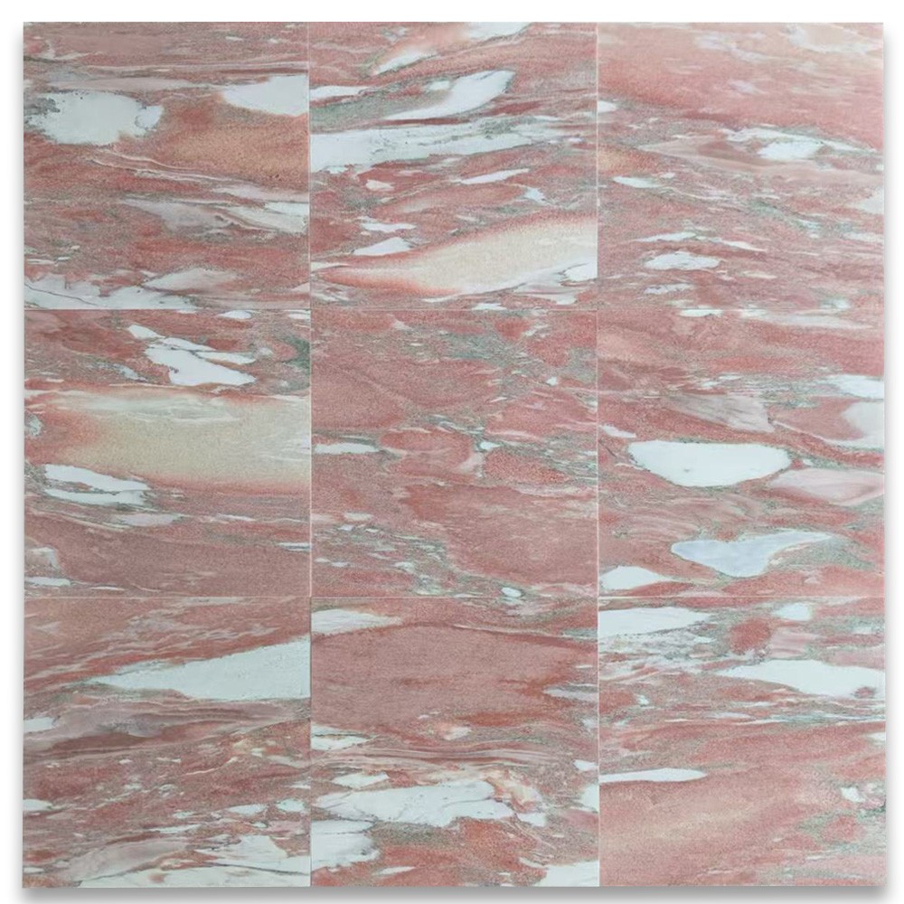 R44H Norwegian Rose Pink Marble 12×12 Wall Floor Tile Honed Matte(100 sq.ft.)