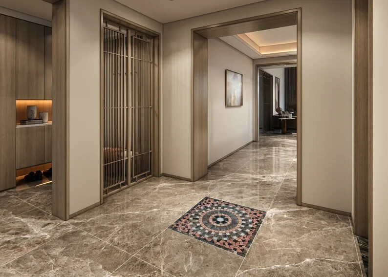 HOME DÉCOR MOSAIC | Square Shape Colorful Mosaic | Beautiful Natural Stone