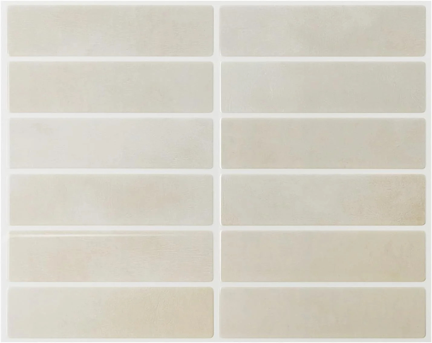 Peel and Stick Backsplash, 10 Sheets 11.42 x 9 in 3D Self Adhesive Wall Tile for
