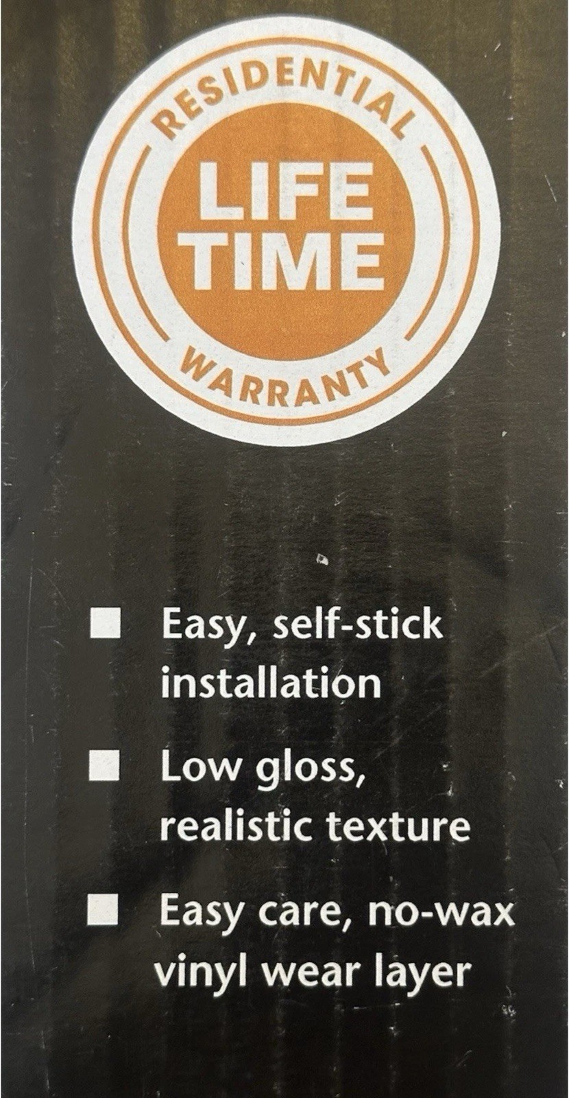 10 Pieces Vinyl Floor,Peel And Stick, 12X 12X 0.65In each piece,Color Terra Cota