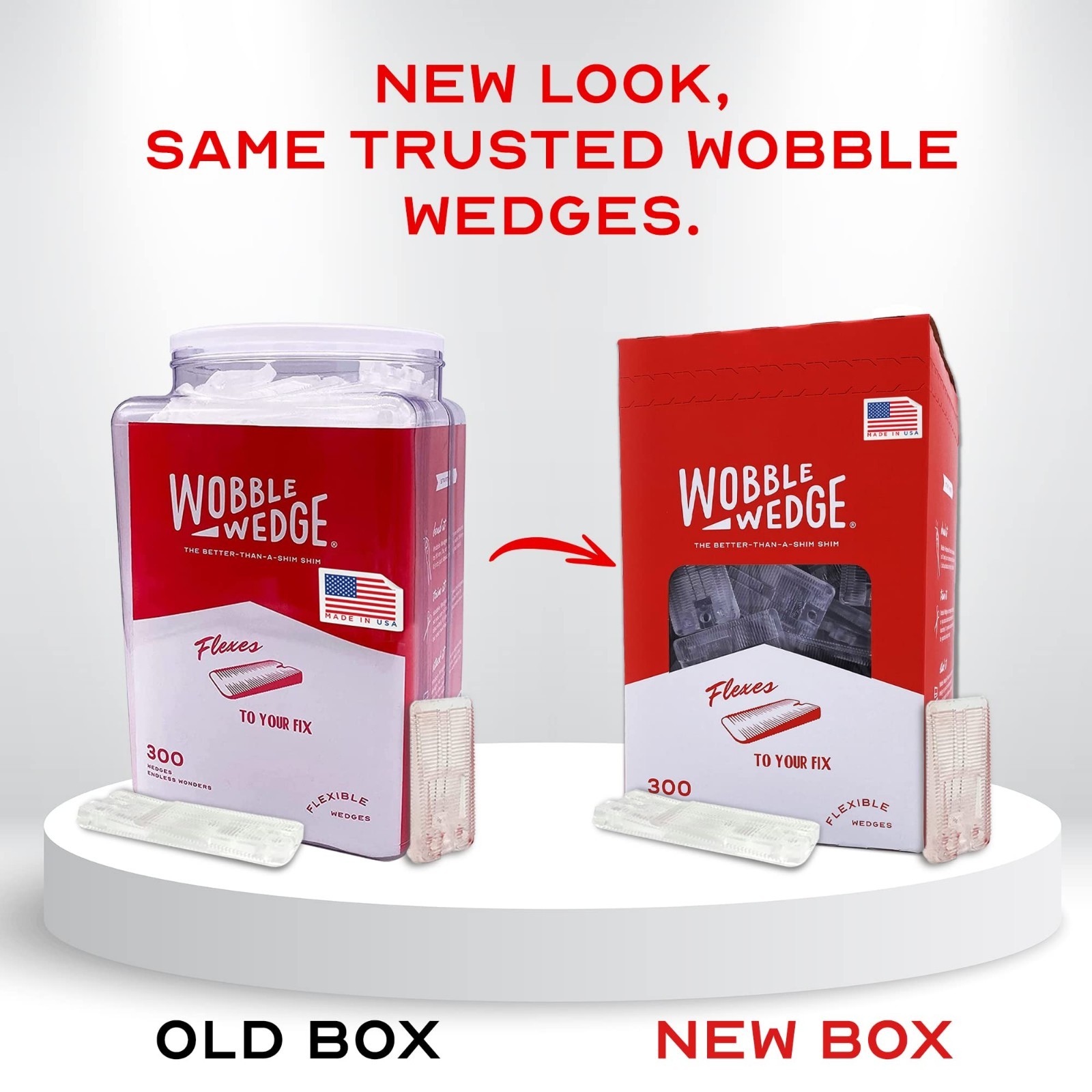 Flexible Plastic Leveling Shims – Home Improvement Furniture & Appliance Wedges