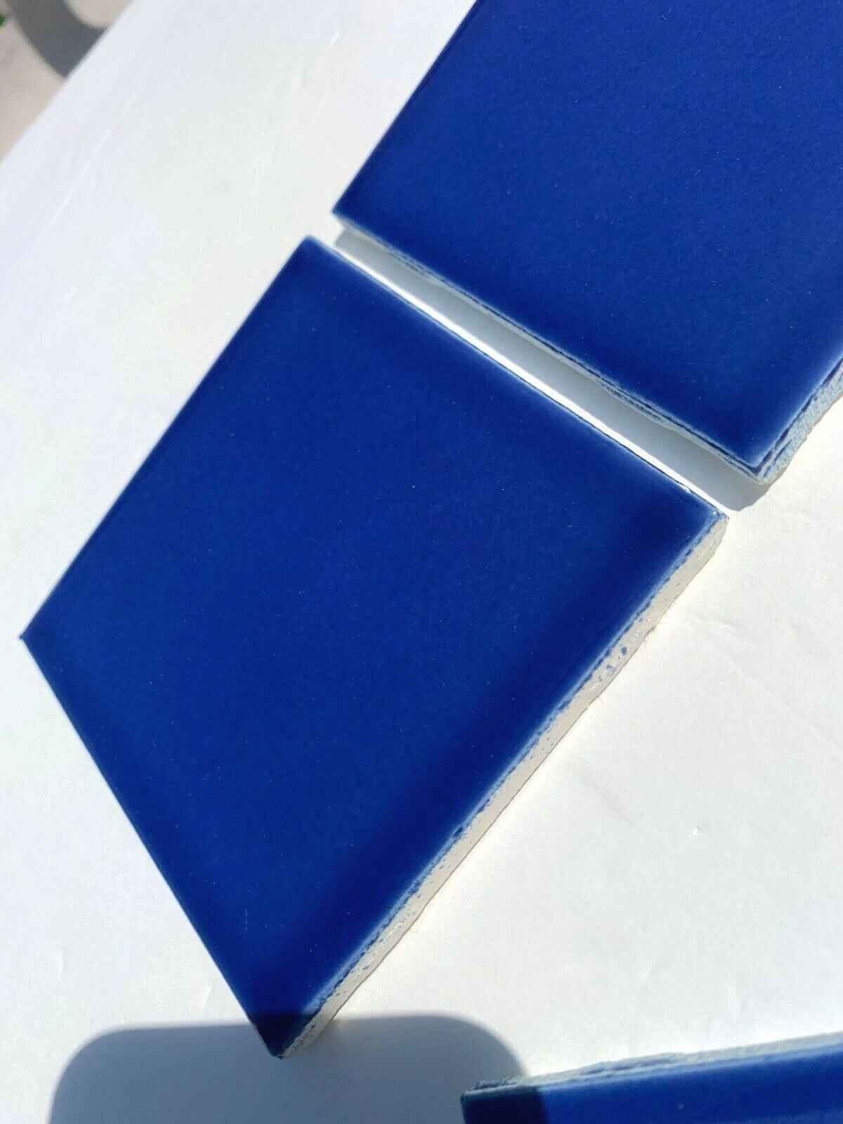 NEW AMERICAN OLEAN 4″ x 4″ ROYAL BLUE S15 GLOSS * 12 * TILES
