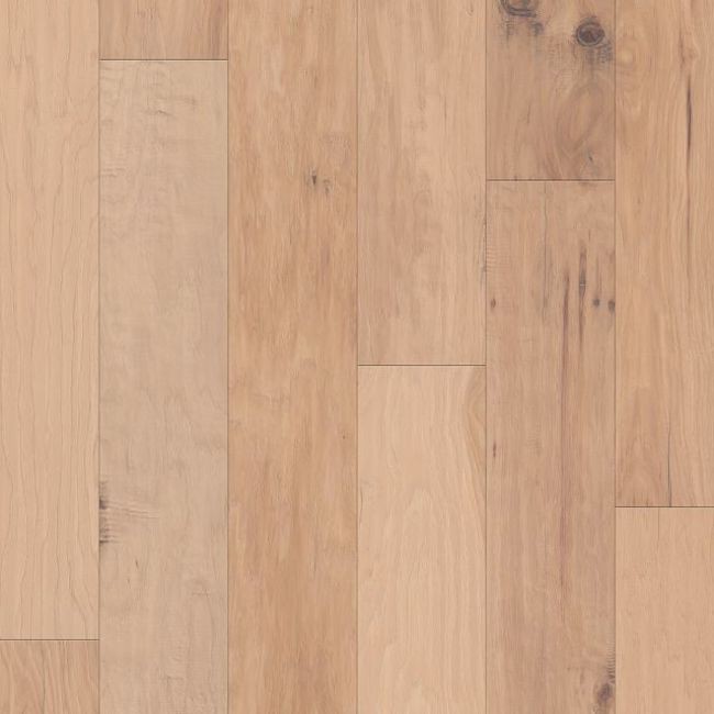 Shaw SW741 Pebble Hill 6″W Handscraped Engineered Hickory – Off White