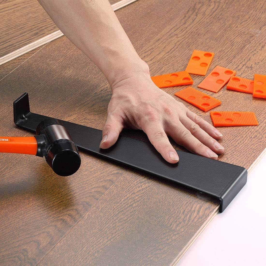 Comprehensive 44-Piece Laminate Flooring Installation Set with Mallet & Spacers