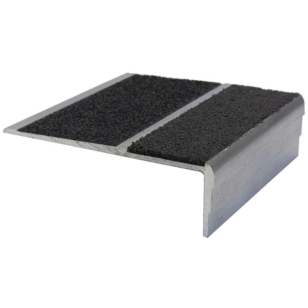 STAIRMASTER Stair Nosing,Black,42″ W,3″ D 60HT44