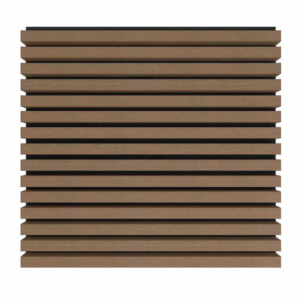 European Siding Norwegian Style plus Noir 7.7 In. X 96 In. Peruvian Teak Composi