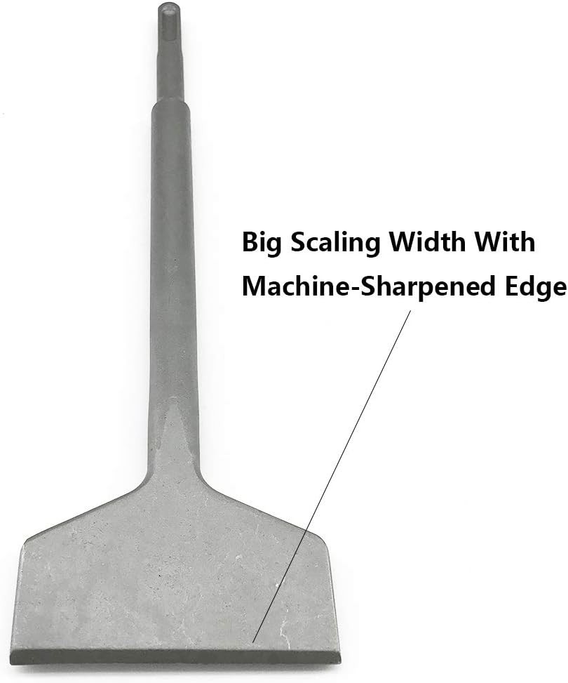 3 Inch Wide Tile & Thinset Scaling Chisel Sds-Plus Shank 3″ X 10″