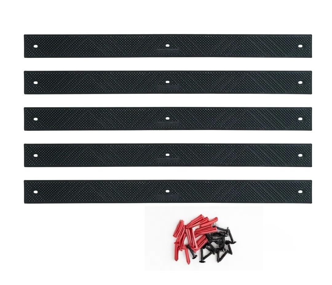 5 Pack 24″ x 2″ (600mm x 50mm) Non-Slip Decking Strips | Hard Wearing Polypro…